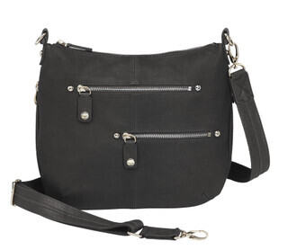 Gun Tote'n Mamas Chrome Zip Concealed Carry Handbag in Black